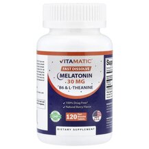 Мелатонін Melatonin Natural Berry Vitamatic 120 таблеток