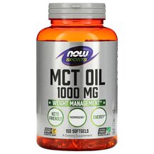 MCT Oil 1000 mg Триглицериды МСТ масло NOW Foods