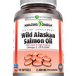 Фото товару Amazing Omega Wild Alaskan Salmon Oil, Олія з дикого лосося, 120 