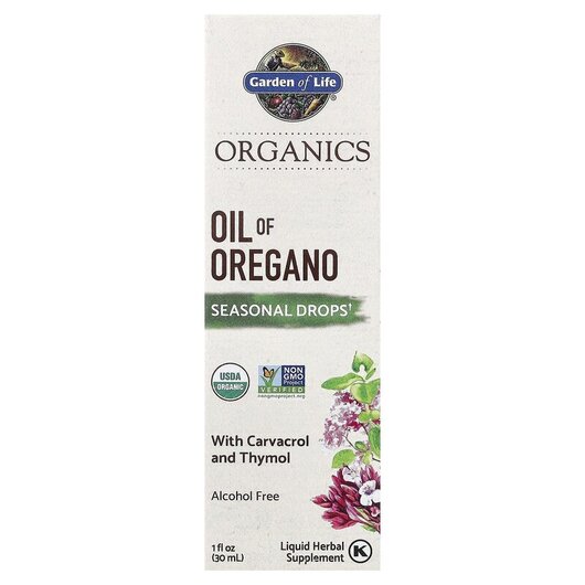 Основное фото товара Garden of Life, Масло орегано, Oil of Oregano, 30 mл