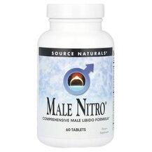 Male Nitro Поддержка Либидо Source Naturals 60 таблеток