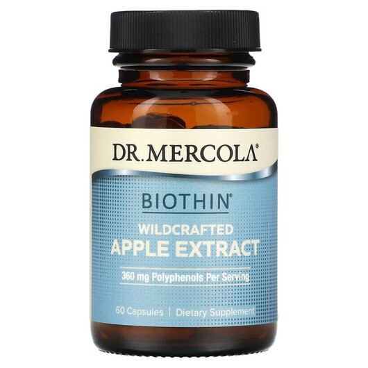 Основное фото товара Biothin Wildcrafted Apple Extract Основное фото товара Dr. Mercola, Ферменты, Biothin Wildcrafted Apple Extract, 60 капс