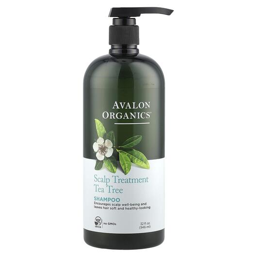Основне фото товару Avalon Organics, Shampoo Scalp Treatment Tea Tree, Шампунь, 946 м