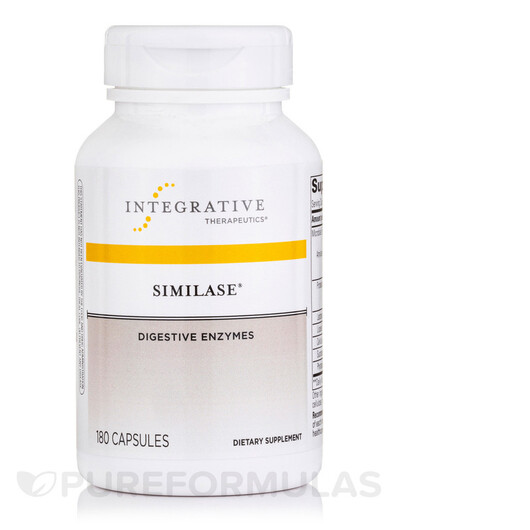 Основне фото товару Similase Основне фото товару Integrative Therapeutics, Similase, Ферменти, 180 капсул