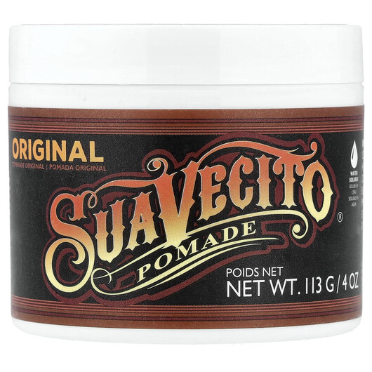 Основне фото товару Suavecito, Pomade Original, Гель, крем для укладки волосся, 113 г