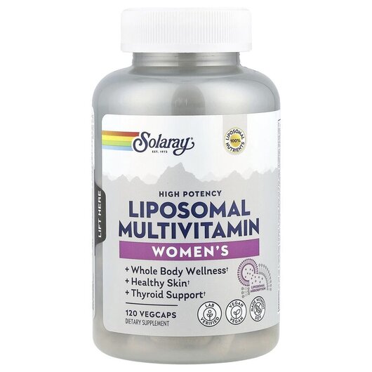 Основное фото товара High Potency Women's Liposomal Multivitamin Основное фото товара Мультивитамины для женщин, Women's Liposomal Multi, 120 капс