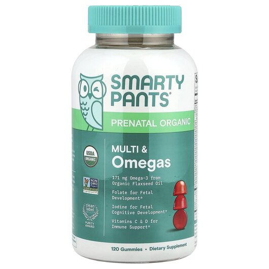 Основное фото товара Organics Prenatal Complete Основное фото товара Мультивитамины, Organics Prenatal Complete, 120 Vegetarian Gummie