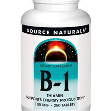 B-1 Витамин B1 Тиамин Source Naturals 250 таблеток