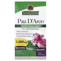 Пау Дарко 1000 мг Pau D'Arco 1000 mg 90 Nature's Answer