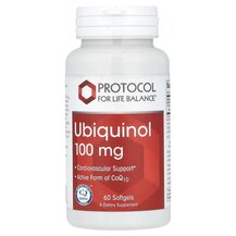 Убіхінол Ubiquinol 100 mg Protocol for Life Balance
