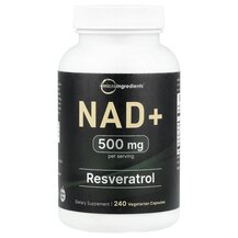 Нікотинамід НАД+ NAD+ Micro Ingredients 240 капсул