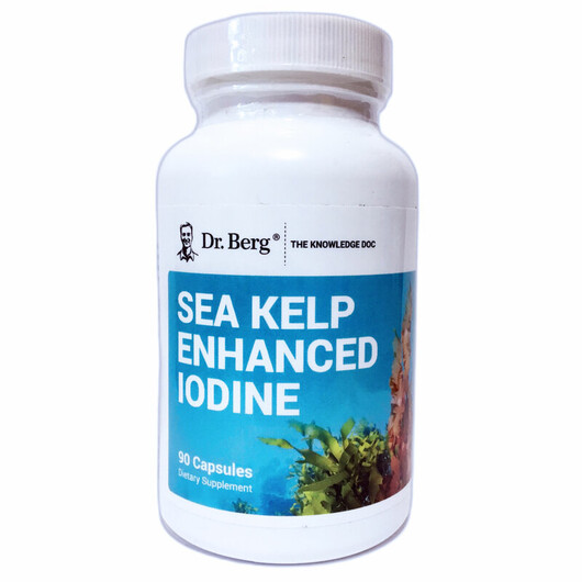 Основное фото товара Dr. Berg, Ламинария, Sea Kelp Enhanced Iodine, 90 капсул