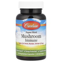 Organic Blend Mushroom Immune Грибы Carlson 50 капсул Organic Blend Mushroom Immune Грибы Carlson 50 капсул