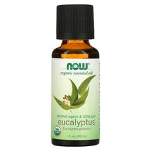Pure Essential Oil Organic Eucalyptus Эфирное масло NOW