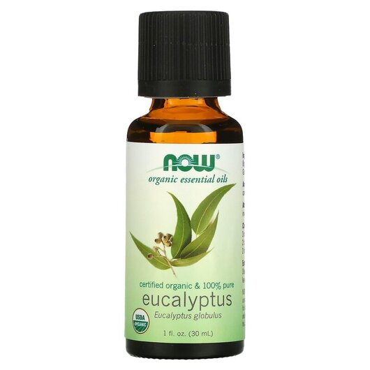 Основное фото товара Pure Essential Oil Organic Eucalyptus Основное фото товара NOW Foods, Эфирное масло, Pure Essential Oil Organic Eucalyptus,