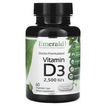 Vitamin D3 2500 IU's Витамин D3 Emerald 60 капсул