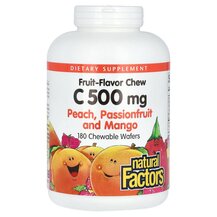 Chew C 500 mg Peach Passionfruit & Mango Витамин C Natural Chew C 500 mg Peach Passionfruit & Mango Витамин C Natural
