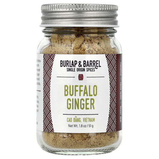 Основне фото товару Buffalo Ginger Основне фото товару Burlap & Barrel, Buffalo Ginger, Спеції, 51 г