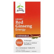 HRG80 Red Ginseng Energy Женьшень Terry Naturally