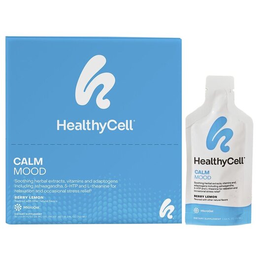 Основное фото товара HealthyCell, Поддержка стресса, Calm Mood Natural Berry Lemon, 30