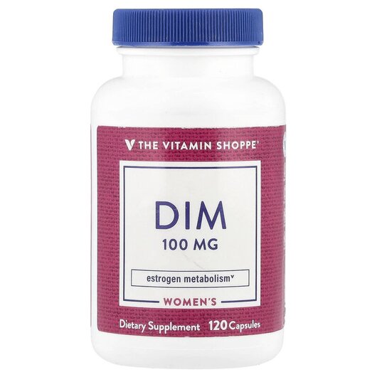 Основне фото товару Women's DIM Основне фото товару TheVitaminShoppe, Women's DIM, Дііндолілметан, 120 капсул