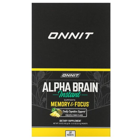Основне фото товару Onnit, Alpha Brain, Підтримка мозку, 30 шт