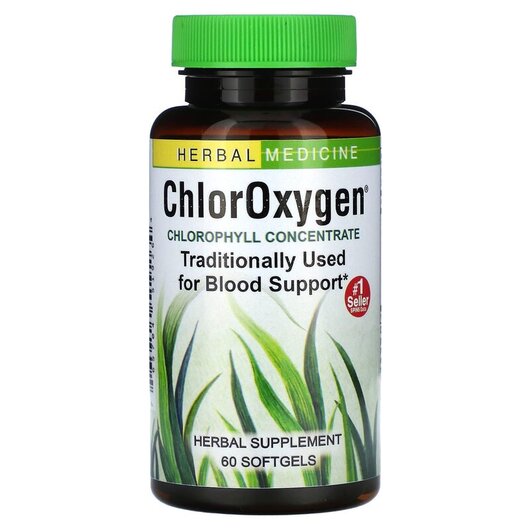 Основное фото товара ChlorOxygen Chlorophyll Concentrate, Хлорофилл, 60 Fast-Acting So