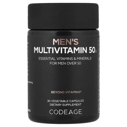 Основное фото товара Men's Multivitamin 50 Основное фото товара CodeAge, Витамины для мужчин, Men's Multivitamin 50, 30 капс