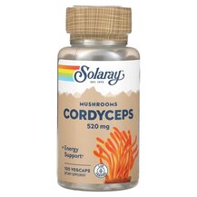 Cordyceps Mushrooms 520 mg Грибы Кордицепс Solaray Cordyceps Mushrooms 520 mg Грибы Кордицепс Solaray