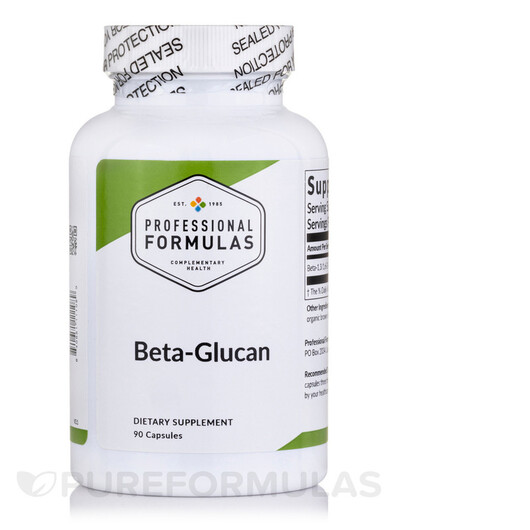 Основное фото товара Professional Formulas, Бета-глюкани, Beta-Glucan, 90 капсул