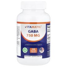 ГАМК Gaba 750 mg Vitamatic 240 капсул ГАМК Gaba 750 mg Vitamatic 240 капсул