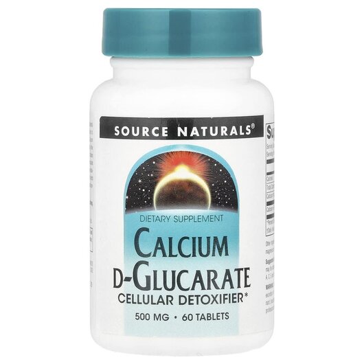 Основное фото товара Calcium D-Glucarate 500 mg Основное фото товара D-Глюкарат Кальция 500 мг, Calcium D-Glucarate, 60 таблеток