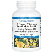 OmegaFactors Ultra Prim Evening Primrose Oil 500 mg Масло
