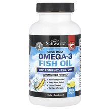 Once Daily Omega-Oil Lemon Омега 3 BioSchwartz 100 капсул Once Daily Omega-Oil Lemon Омега 3 BioSchwartz 100 капсул