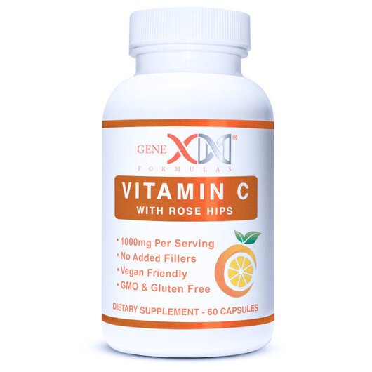 Основное фото товара Vitamin C 1000 mg With Rose Hips, Витамин C 1000 мг с шиповником,