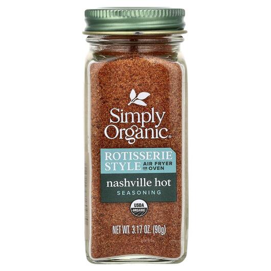 Основне фото товару Rotisserie Style Seasoning Nashville Hot Основне фото товару Simply Organic, Rotisserie Style Seasoning Nashville Hot, Спеції,