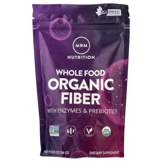 Основное фото товара Whole Food Fiber with Enzymes & Prebiotics Основное фото товара MRM, Клетчатка, Whole Food Fiber with Enzymes & Prebiotics, 2