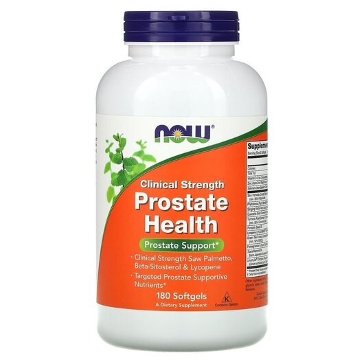 Основное фото товара Clinical Strength Prostate Health Основное фото товара Поддержка простаты, Clinical Strength Prostate Health, 180 капсул