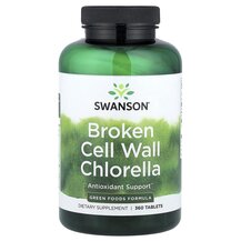 Хлорела Broken Cell Wall Chlorella Swanson 360 таблеток