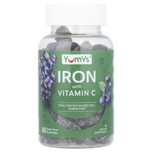 Iron with Vitamin C Gummies Grape Железо YumV's