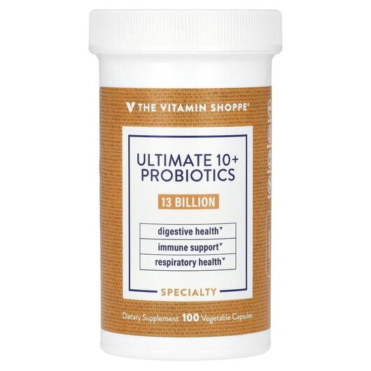Основне фото товару Ultimate 10+ Probiotics 13 Billion, Пробіотики, 100 капсул