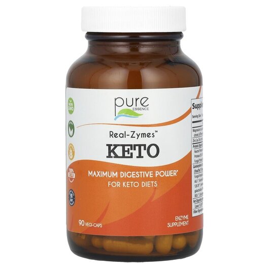 Основное фото товара Real-Zymes Keto Основное фото товара Pure Essence, Контроль веса, Real-Zymes Keto, 90 капсул