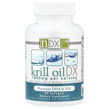 Krill Oil DX 1000 mg Масло криля DX 1000 мг Natural