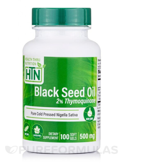 Основне фото товару Black Cumin Seed Oil 500 mg, Куркумін, 100 капсул