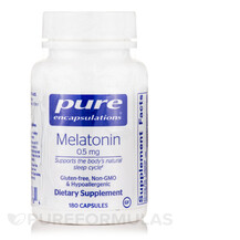 Мелатонін Melatonin 0.5 mg Pure Encapsulations 180 капсул Мелатонін Melatonin 0.5 mg Pure Encapsulations 180 капсул