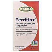 Ferritin + Железо Flora 60 капсул