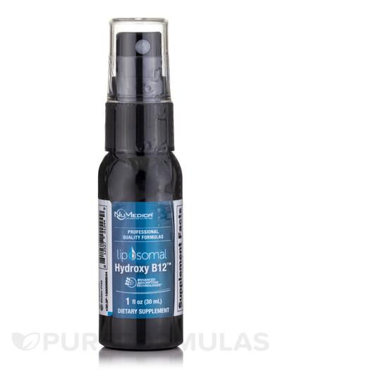 Основне фото товару Liposomal Hydroxy B12 Основне фото товару NuMedica, Liposomal Hydroxy B12, Вітамін B12 Кобаламін, 30 мл