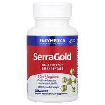 SerraGold Серрапептаза Enzymedica 60 капсул SerraGold Серрапептаза Enzymedica 60 капсул