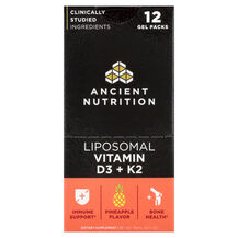 Liposomal Vitamin D3 + K2 Pineapple Витамины D3 + K2 12 шт