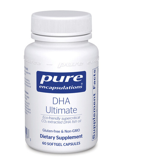 Основное фото товара DHA Ultimate Основное фото товара Pure Encapsulations, ДГК, DHA Ultimate, 60 капсул